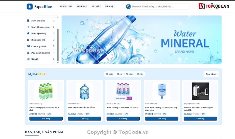 website,bán website,website bán nước
